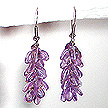 DKC ~ Amethyst Cluster Earrings